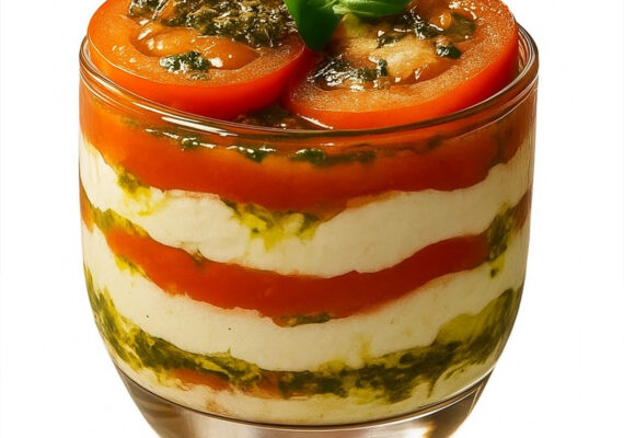 Millefeuille de tomates Mozzarella